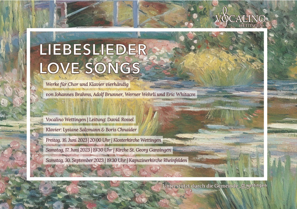 Flyer Liebeslieder