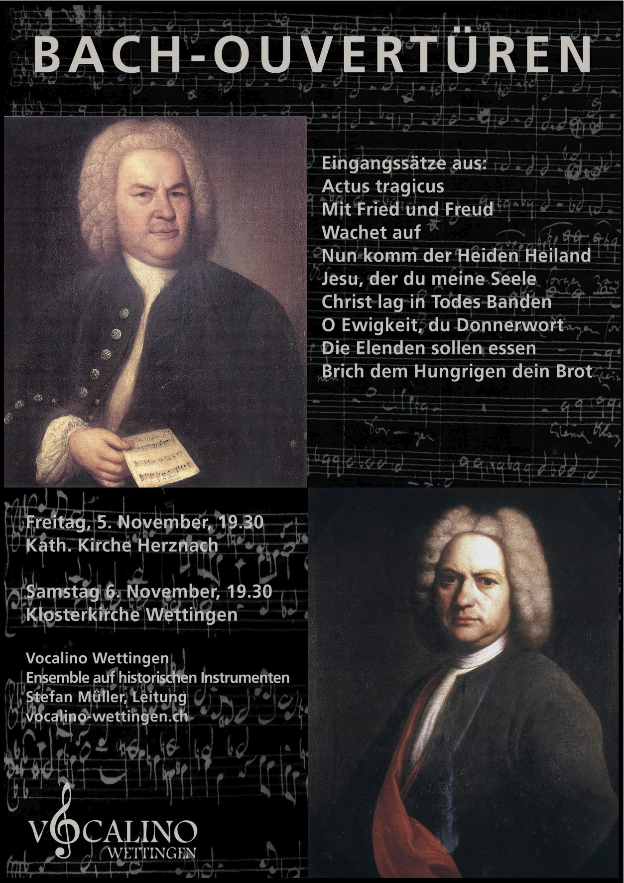 Flyer Bach Ouverturen